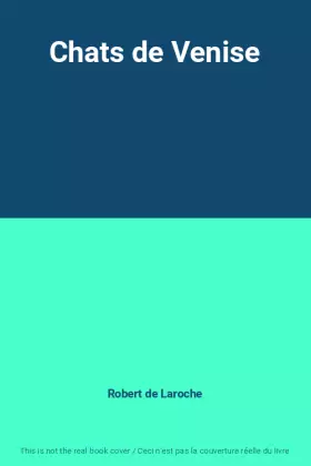 Couverture du produit · Chats de Venise