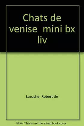 Couverture du produit · Chats de Venise