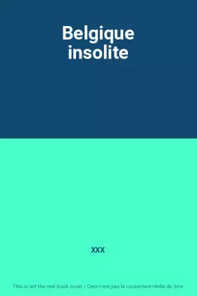 Couverture du produit · Belgique insolite
