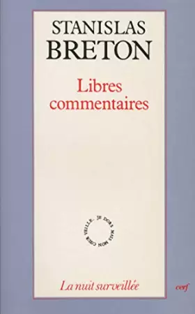Couverture du produit · Libres commentaires