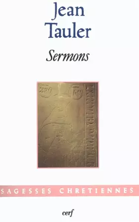 Couverture du produit · Sermons (Jean Tauler)