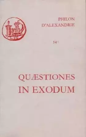 Couverture du produit · Quaestiones in exodum