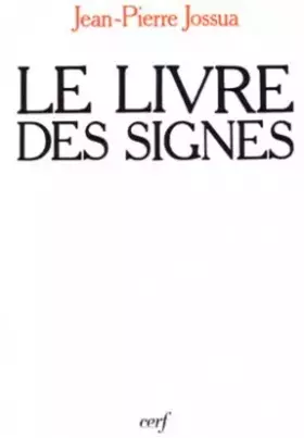 Couverture du produit · Le Livre des signes