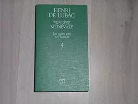 Couverture du produit · Exégèse médiévale, tome 4