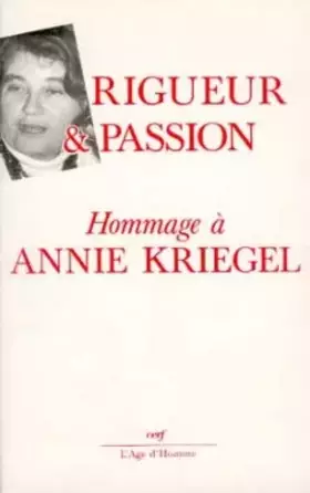 Couverture du produit · RIGUEUR ET PASSION