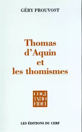 Couverture du produit · Thomas d'Aquin et les thomismes