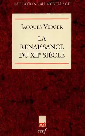 Couverture du produit · La renaissance du XIIe siècle