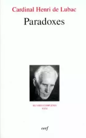 Couverture du produit · Paradoxes