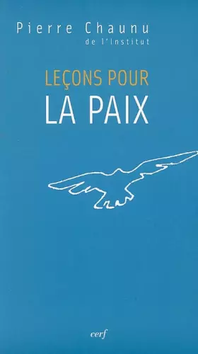Couverture du produit · Leçons pour la paix