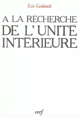 Couverture du produit · A la recherche de l'unité intérieure