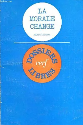 Couverture du produit · La Morale change