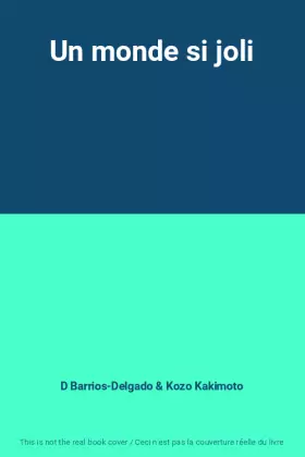 Couverture du produit · Un monde si joli