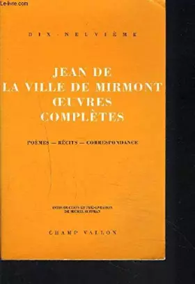 Couverture du produit · Oeuvres complètes de Saint Jean de la Croix