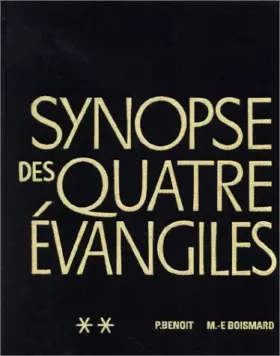 Couverture du produit · Synopse des quatre évangiles, tome 2