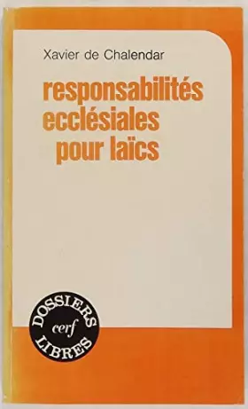 Couverture du produit · Responsabilités ecclésiales pour laïcs (Dossiers libres Cerf)