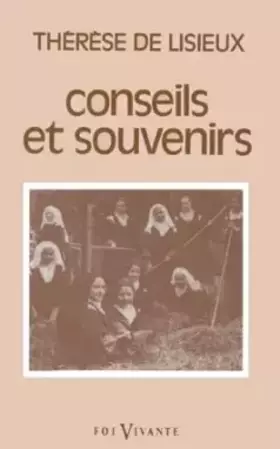 Couverture du produit · CONSEILS ET SOUVENIRS