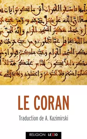 Couverture du produit · Le Coran