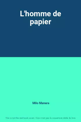 Couverture du produit · L'homme de papier