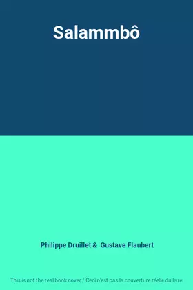 Couverture du produit · Salammbô