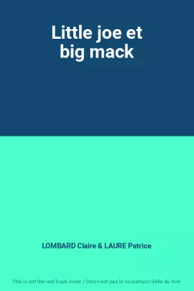 Couverture du produit · Little joe et big mack