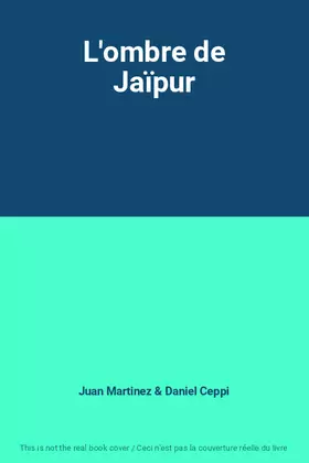 Couverture du produit · L'ombre de Jaïpur