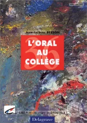 Couverture du produit · L'oral au collège