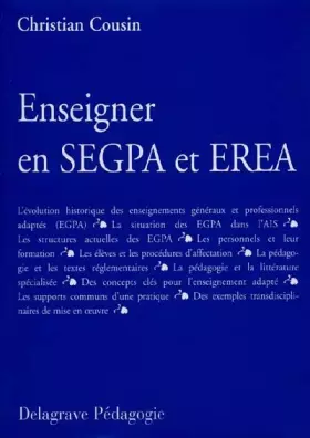 Couverture du produit · Enseigner en SEGPA et EREA