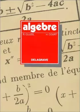 Couverture du produit · Algèbre