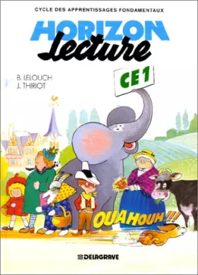 Couverture du produit · Horizon lecture, CE1
