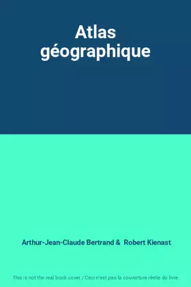 Couverture du produit · Atlas géographique