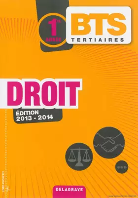 Couverture du produit · Droit 1re année BTS - Pochette élève