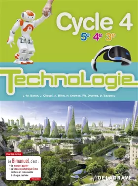 Couverture du produit · Bimanuel Technologie cycle 4 (2017) - Manuel élève