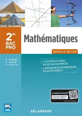 Couverture du produit · Mathématiques 2de Bac Pro (2017) - Pochette élève