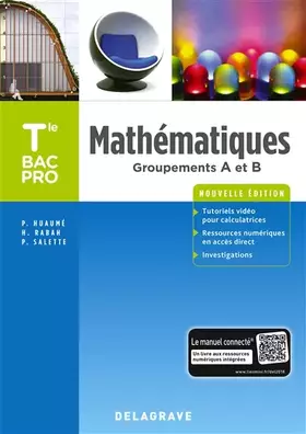 Couverture du produit · Mathématiques Tle Bac Pro groupements A et B