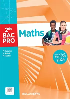 Couverture du produit · Maths 2de Bac Pro (2024) - Pochette élève