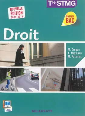 Couverture du produit · Droit Tle STMG élève 2015