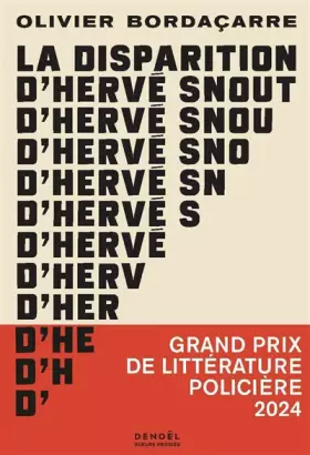 Couverture du produit · La Disparition d'Hervé Snout