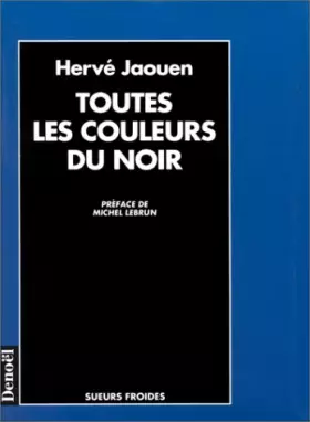 Couverture du produit · Toutes les couleurs du noir