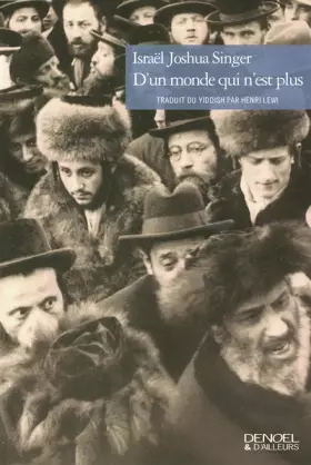 Couverture du produit · D'un monde qui n'est plus