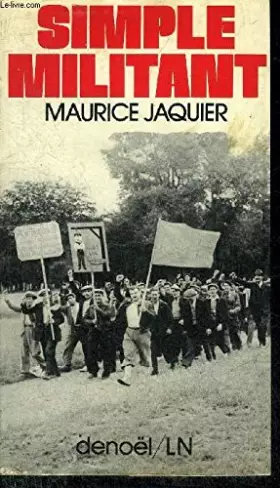 Couverture du produit · Simple militant