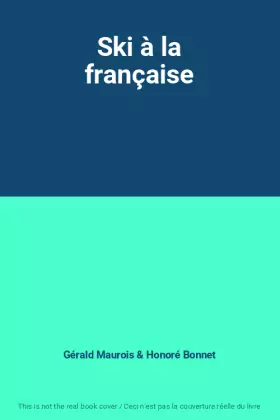 Couverture du produit · Ski à la française
