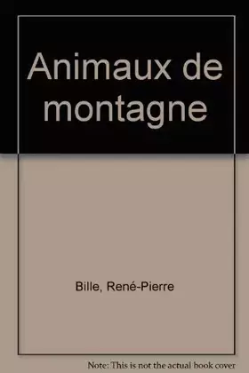 Couverture du produit · Animaux de montagne