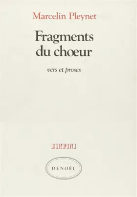 Couverture du produit · Fragments du choeur