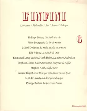 Couverture du produit · Infini printemp 84 n6
