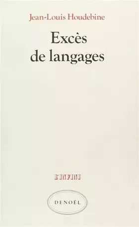 Couverture du produit · Excès de langages