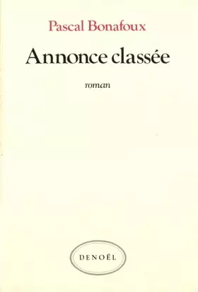 Couverture du produit · Annonce classée