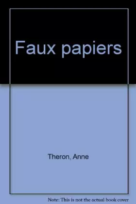 Couverture du produit · Faux papiers