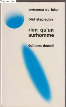 Couverture du produit · RIEN QU UN SURHOMME