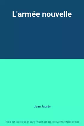Couverture du produit · L'armée nouvelle