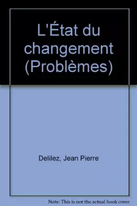 Couverture du produit · L'État du changement